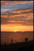 marina sunset